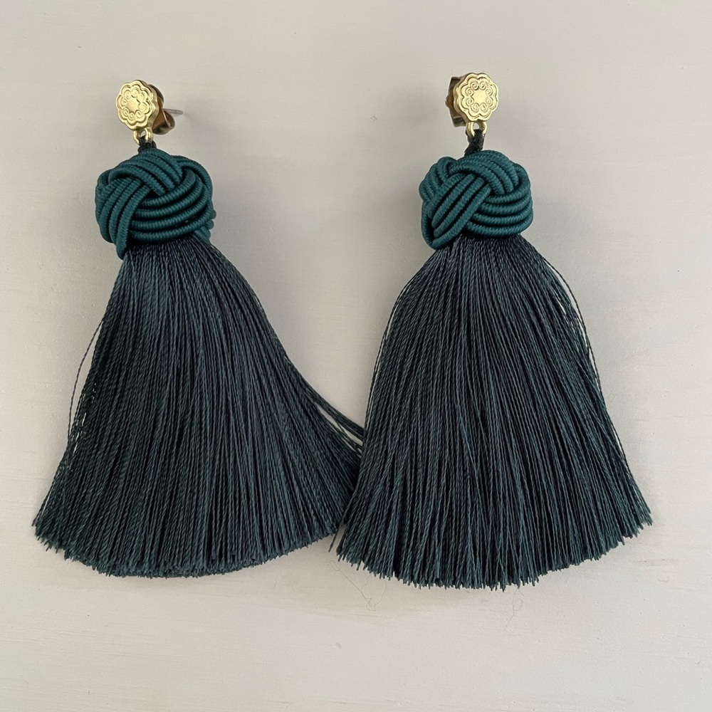 Anthropologie Tassel drop earrings